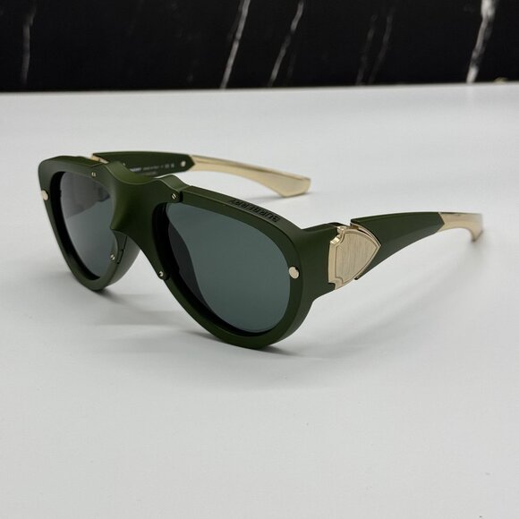 NEW BURBERRY BE4433U 413871 SUNGLASSES GREEN UNISEX BE4433U 4138/71 BURBERRY main image 5
